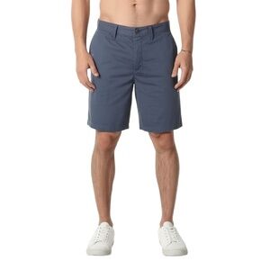 VOLCOM Chino Shorts Mens Size 28 Blue Flat Front Recycled Blend Skate Casual